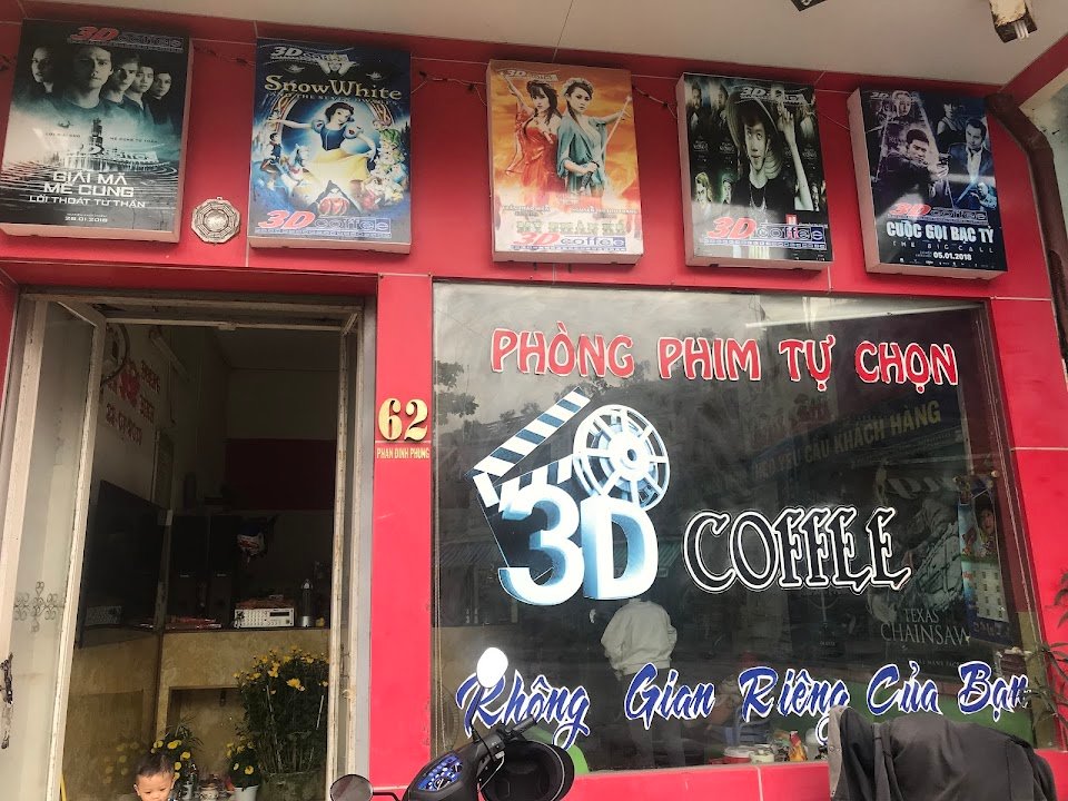 Phòng phim tự chọn 3D Coffee - 62 Phan Đình Phùng, Phường 1, Tuy Hòa, Phú Yên
